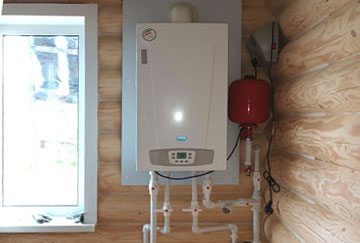 Монтаж системы отопления в деревянном доме.